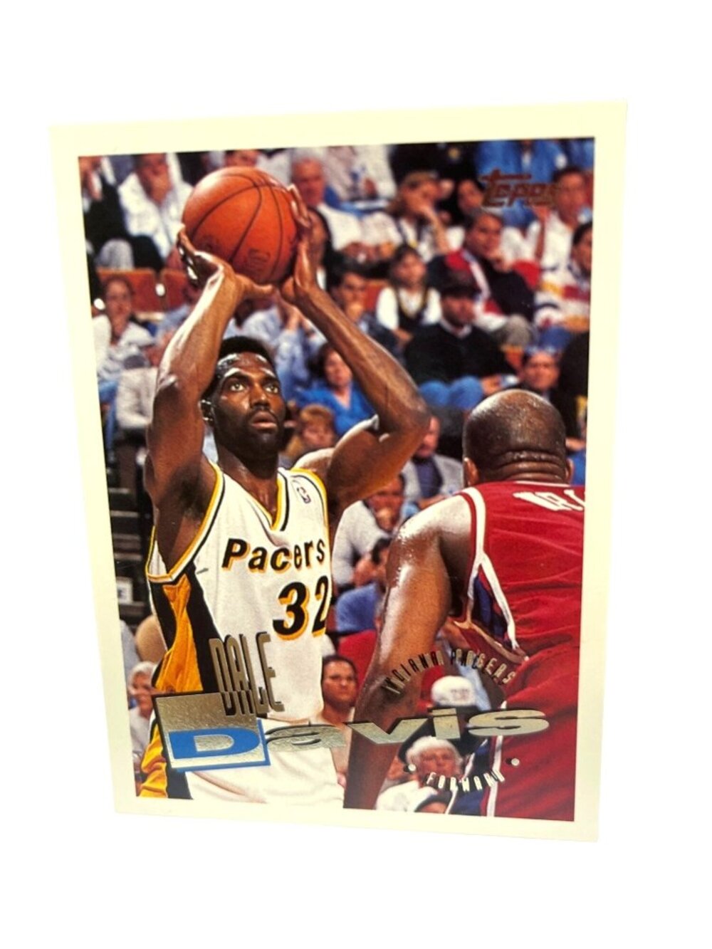 1995 Topps Dale Davis Indiana Pacers Basketball Trading Card #117 S396